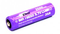 Efest Purple IMR 35A Entladestrom 18650 2500mAh Flat-Top